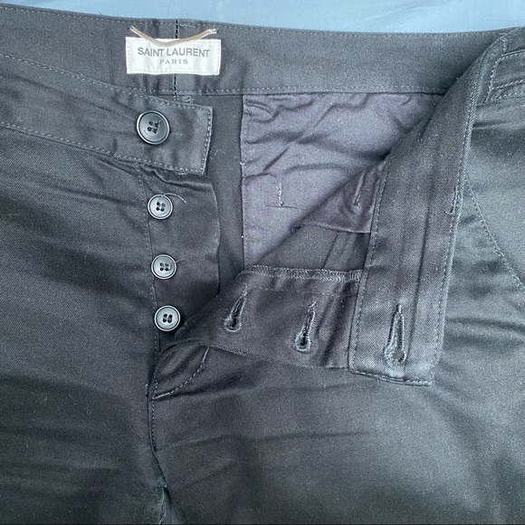 Saint Laurent Paris Button Fly Chino Pants - Picture 14 of 14